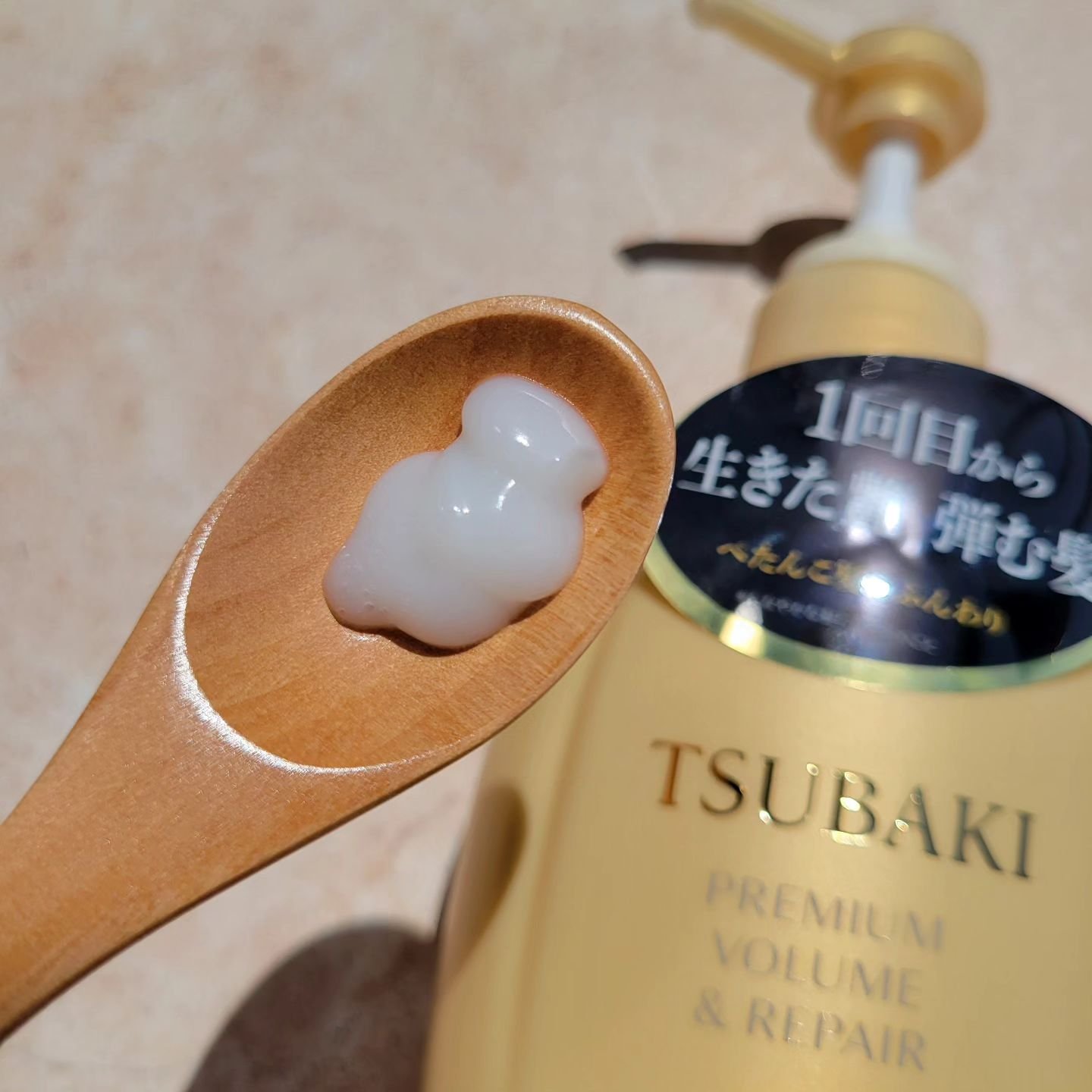 TSUBAKI プレミアム ボリューム＆リペア シャンプー/コンディショナー/TSUBAKI/市販シャンプーを使ったクチコミ（3枚目）