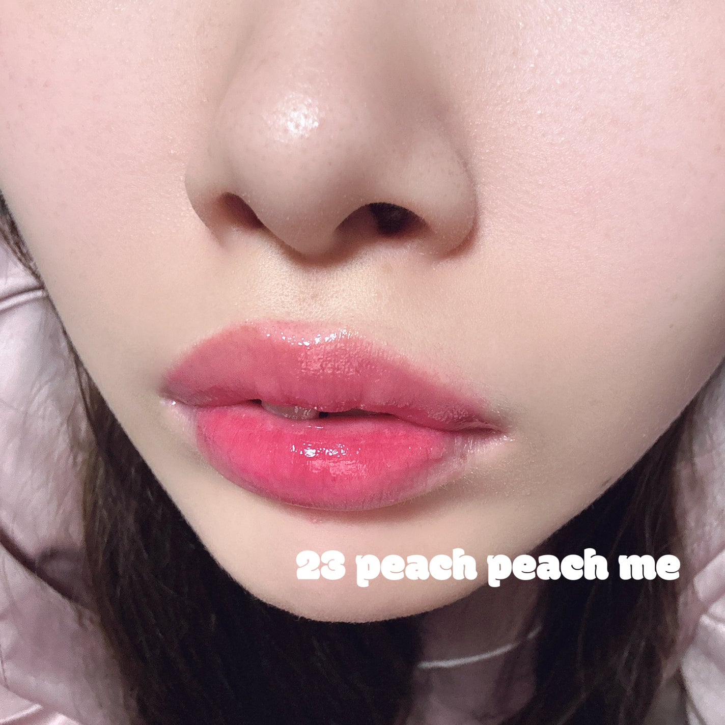 グラスティングカラーグロス/rom&nd/リップグロスを使ったクチコミ(5枚目)