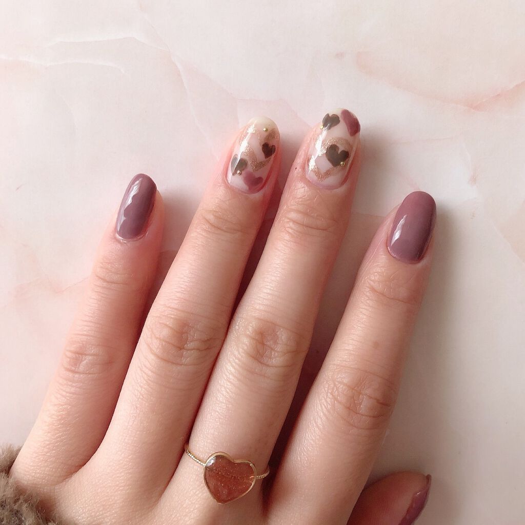 グロッシーコート/スキューズミー/オールインワンネイルを使ったクチコミ(3枚目)