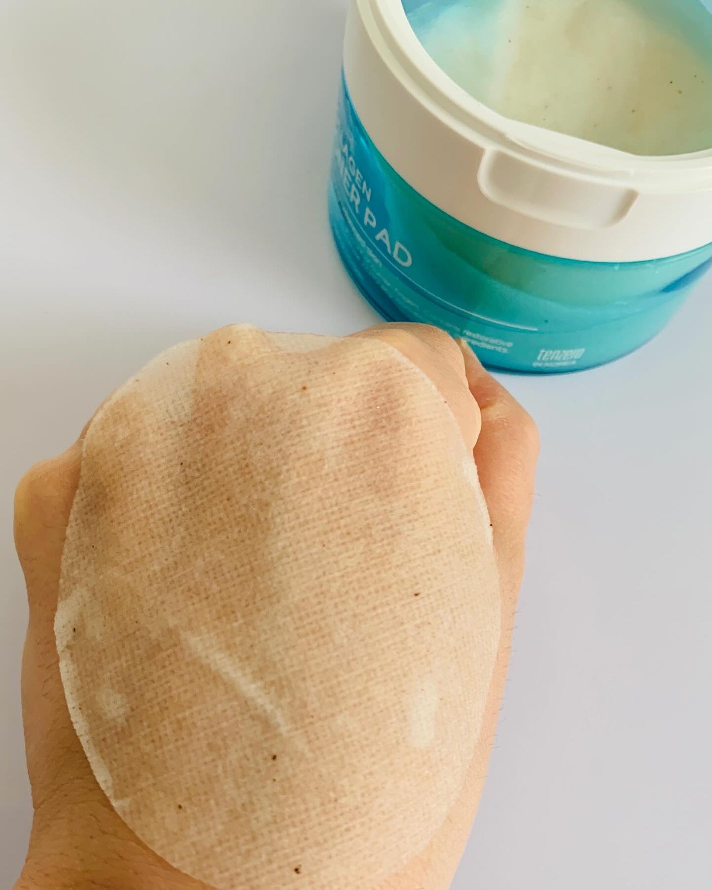 モイスチャーコラーゲン トナーパッド/tenzero/トナーパッドを使ったクチコミ(6枚目)