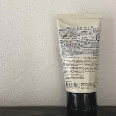 Aesop ポストシェーブ ローションのクチコミ「*
スキンケアの最後に使ってます♡
浸透力も高くて、塗った後は
ベタベタしないのに、しっとり♡.....」（2枚目）