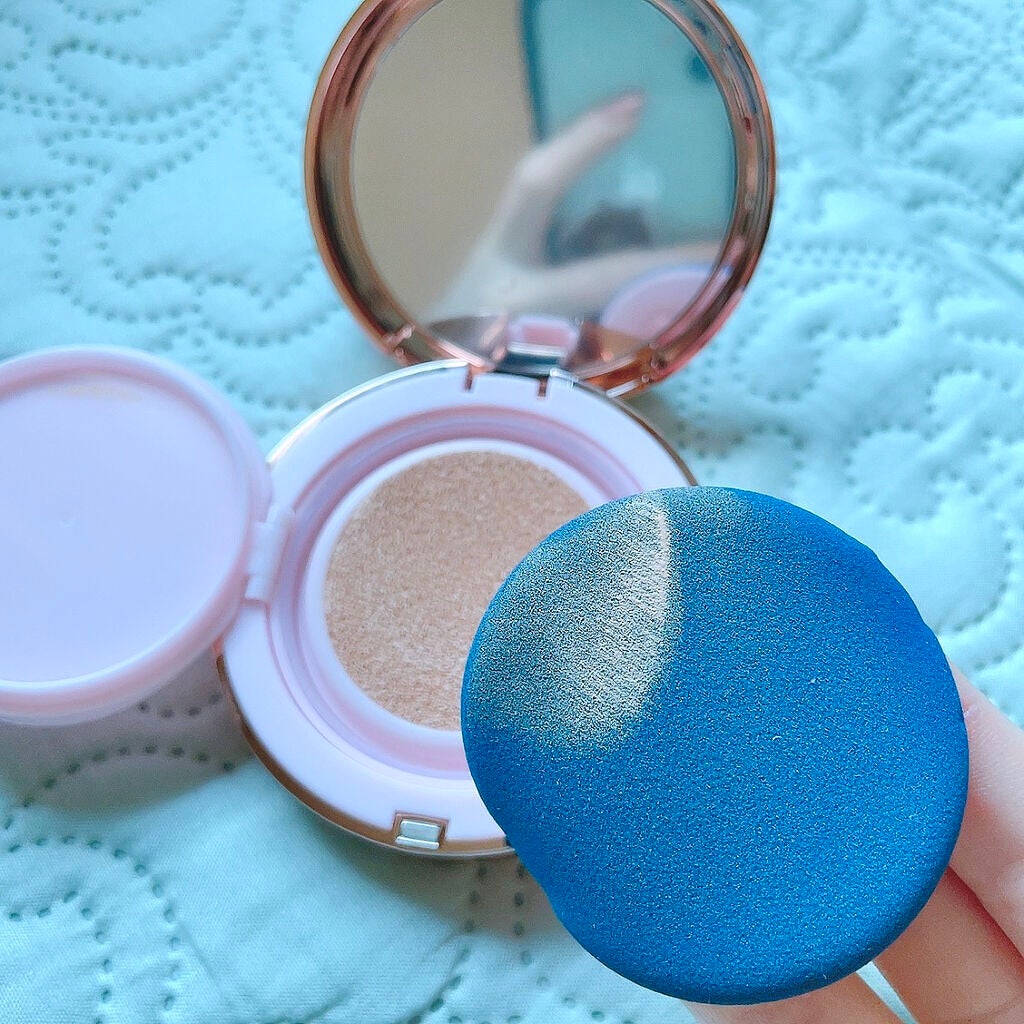 ピンクティーツリーカバークッション/APLIN/クッションファンデーションを使ったクチコミ(4枚目)