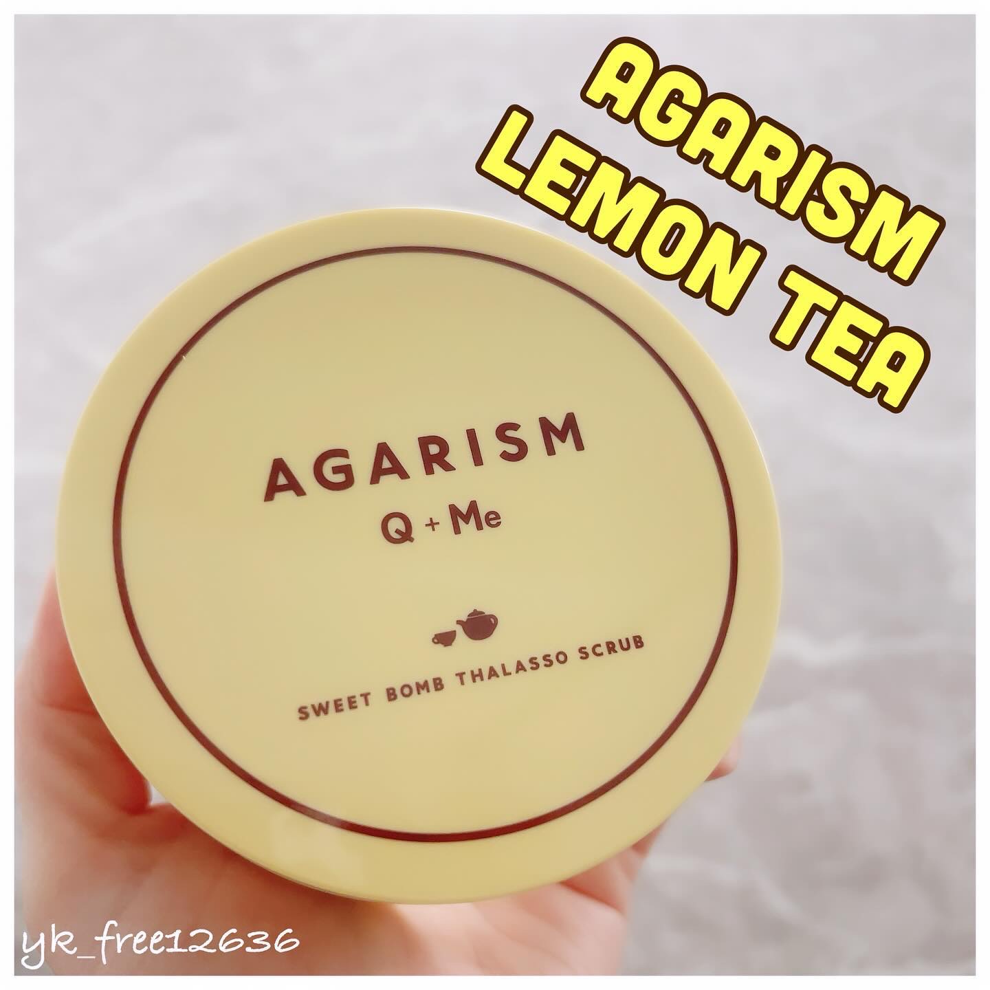 Q+Me スウィートボムタラソスクラブレモンティーの香り/AGARISM/バスト・ヒップケアを使ったクチコミ（1枚目）