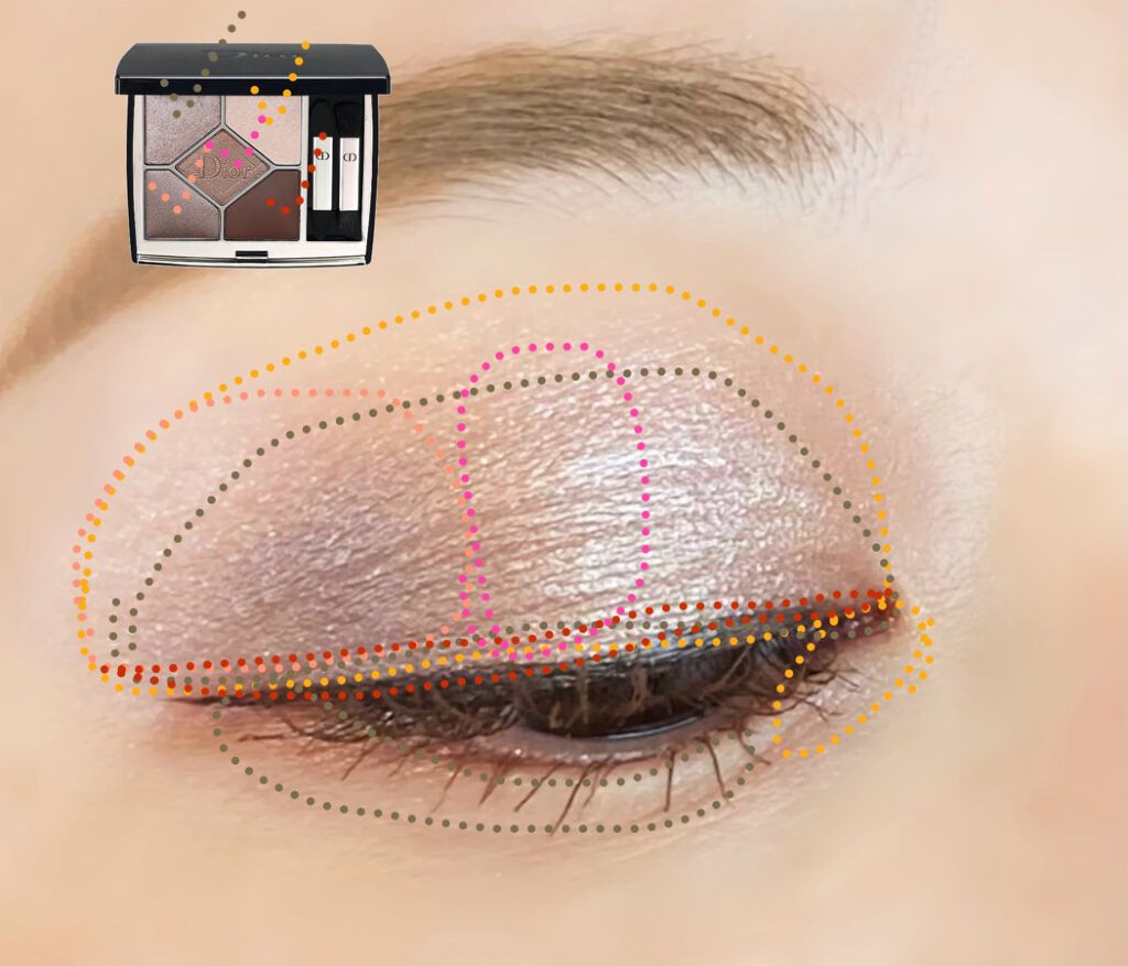 【旧】サンク クルール クチュール/Dior/アイシャドウパレットを使ったクチコミ(7枚目)