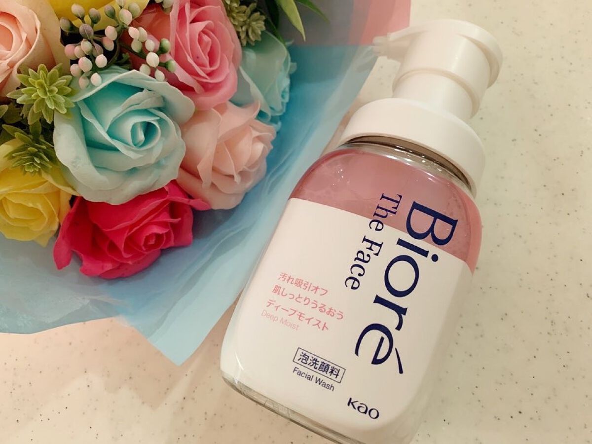 ビオレ ザフェイス 泡洗顔料 ディープモイスト/ビオレ/泡洗顔を使ったクチコミ(1枚目)