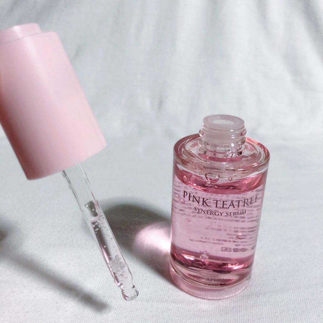 ピンクティーツリーシナジーセラム/APLIN/美容液を使ったクチコミ（3枚目）