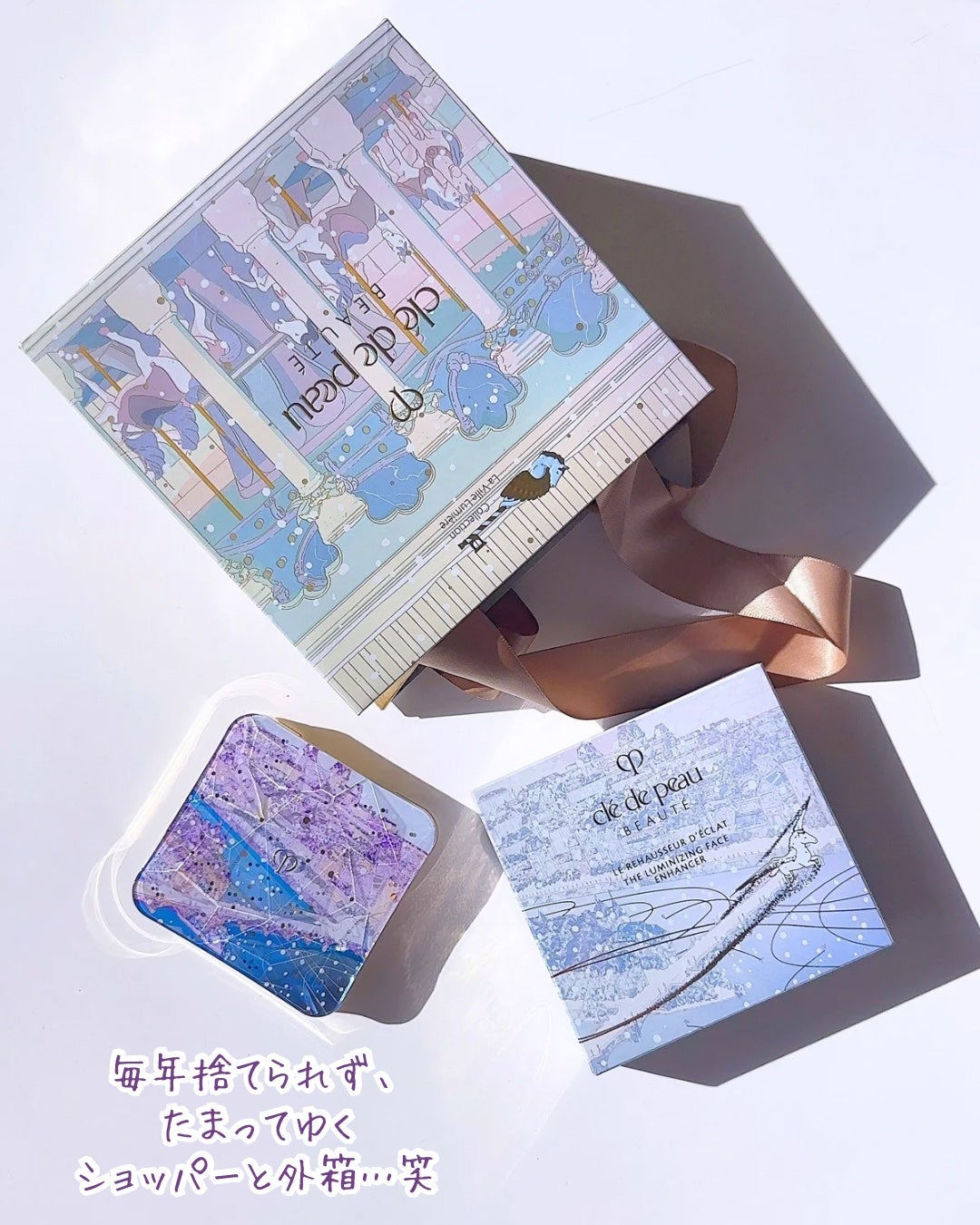 ル・レオスールデクラ /クレ・ド・ポー ボーテ/パウダーハイライトを使ったクチコミ(4枚目)