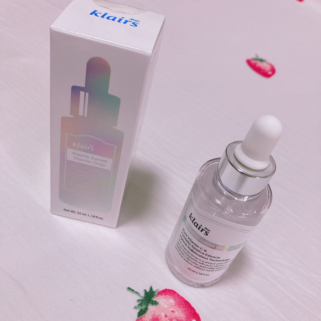 フレッシュリージュースドビタミンドロップ(35ml)/Klairs/美容液を使ったクチコミ(1枚目)