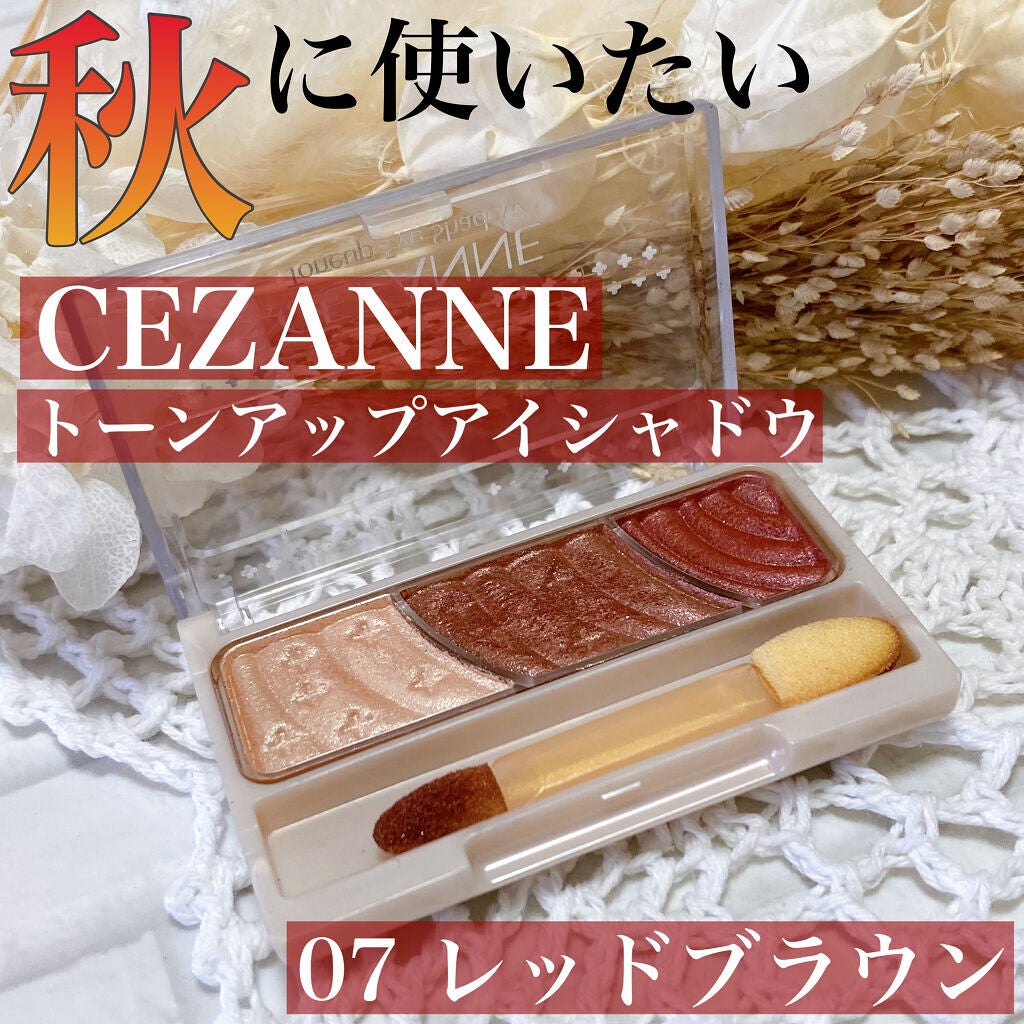 トーンアップアイシャドウ/CEZANNE/アイシャドウパレットを使ったクチコミ(1枚目)