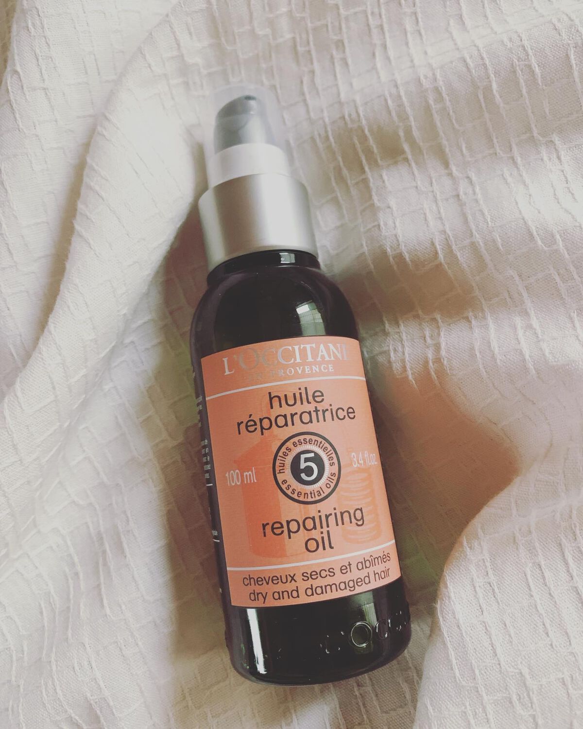 ファイブハーブス リペアリングヘアオイル/L'OCCITANE/ヘアオイルを使ったクチコミ(1枚目)