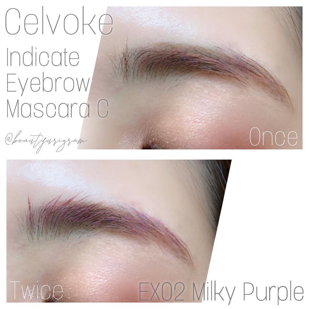 セルヴォーク インディケイトアイブロウマスカラ C/Celvoke/眉マスカラを使ったクチコミ(2枚目)