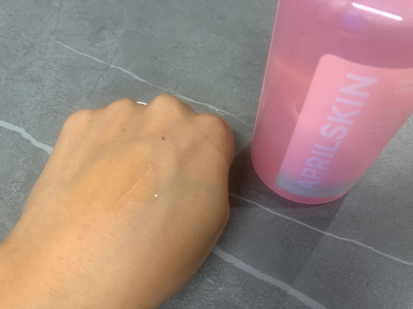 ピンクアロエビタトナー/APRILSKIN/化粧水を使ったクチコミ(2枚目)