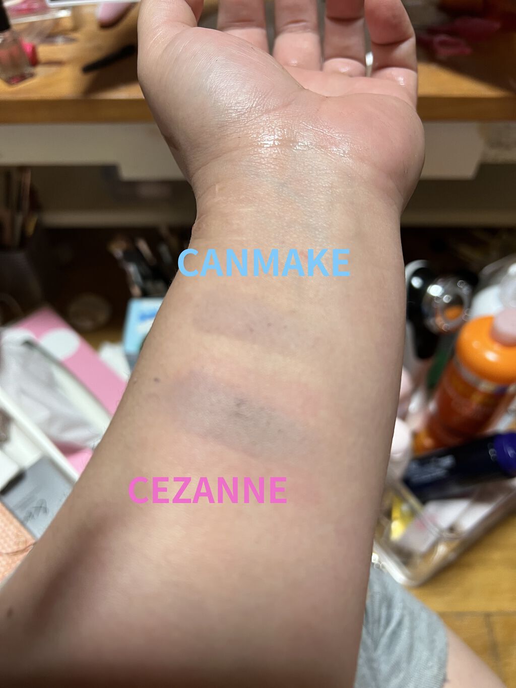 ナチュラルマットシェーディング/CEZANNE/シェーディングを使ったクチコミ（3枚目）