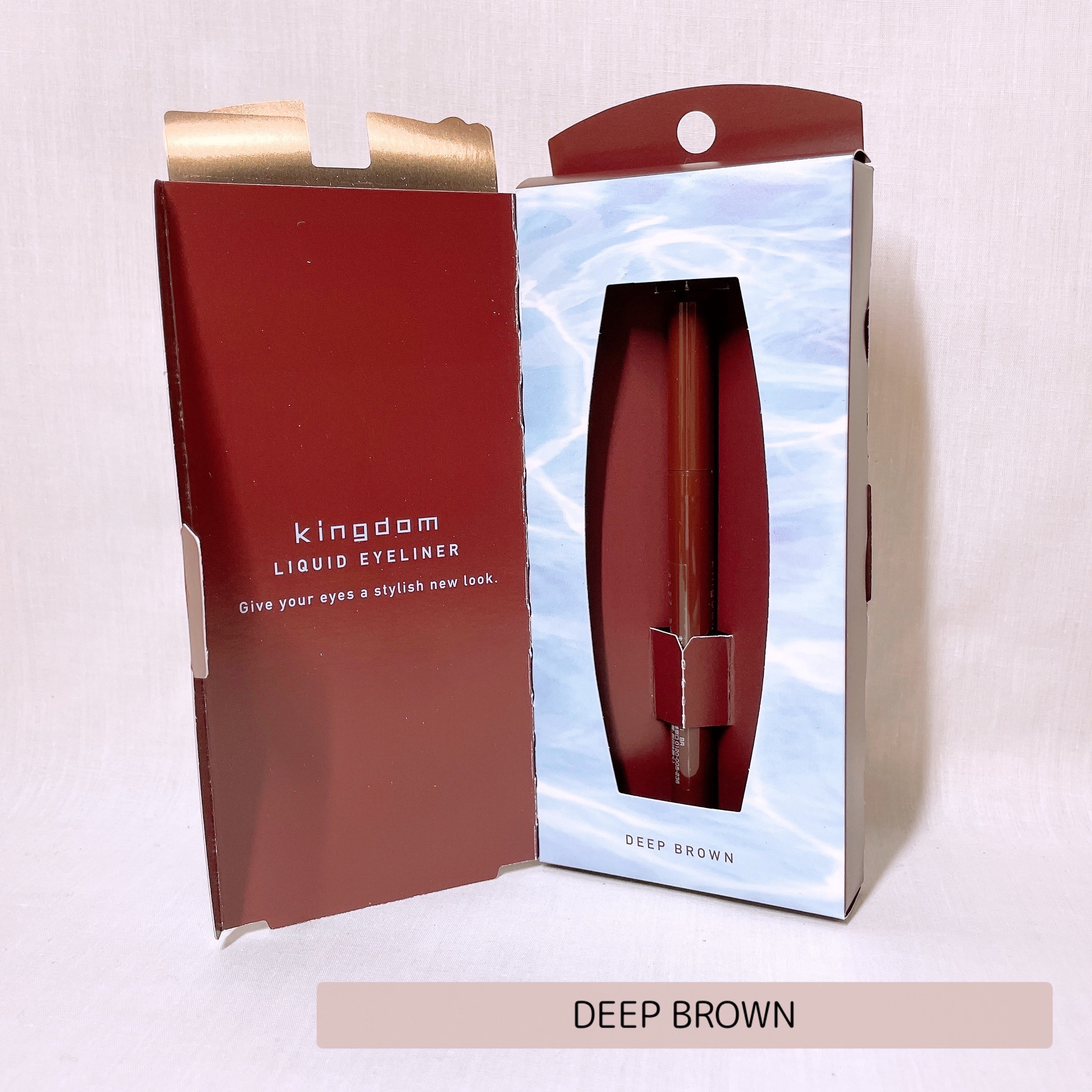 キングダム リキッドアイライナーR1 ディープブラウン/キングダム/リキッドアイライナーを使ったクチコミ（2枚目）