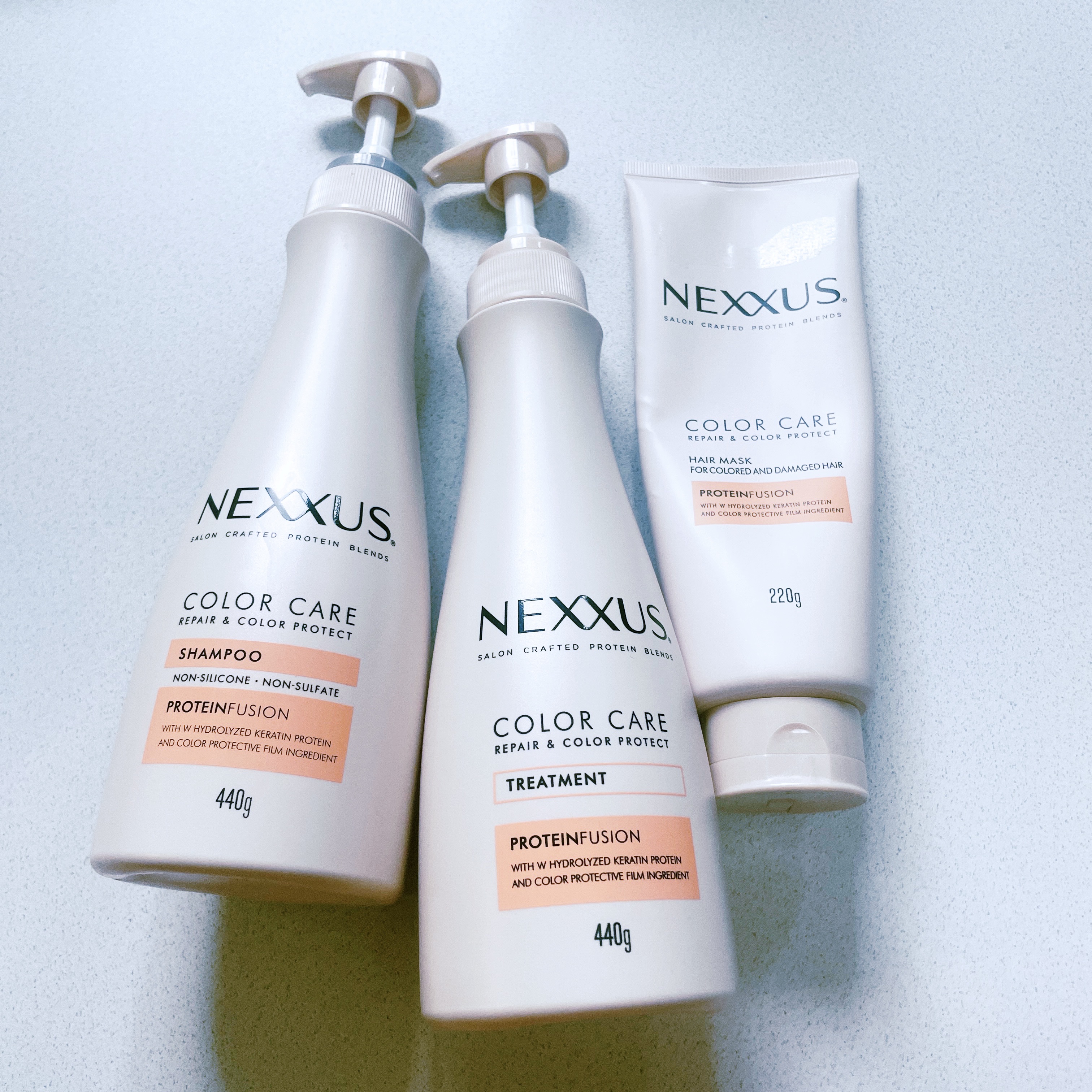 ネクサス リペア＆カラープロテクト シャンプー／トリートメント/NEXXUS(ネクサス)/市販シャンプーを使ったクチコミ（1枚目）