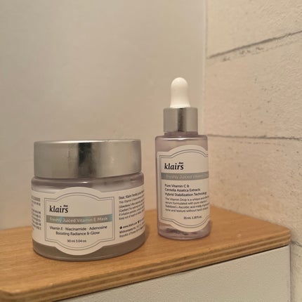 フレッシュリージュースドビタミンEマスク(90g)/Klairs/フェイスクリームを使ったクチコミ(3枚目)