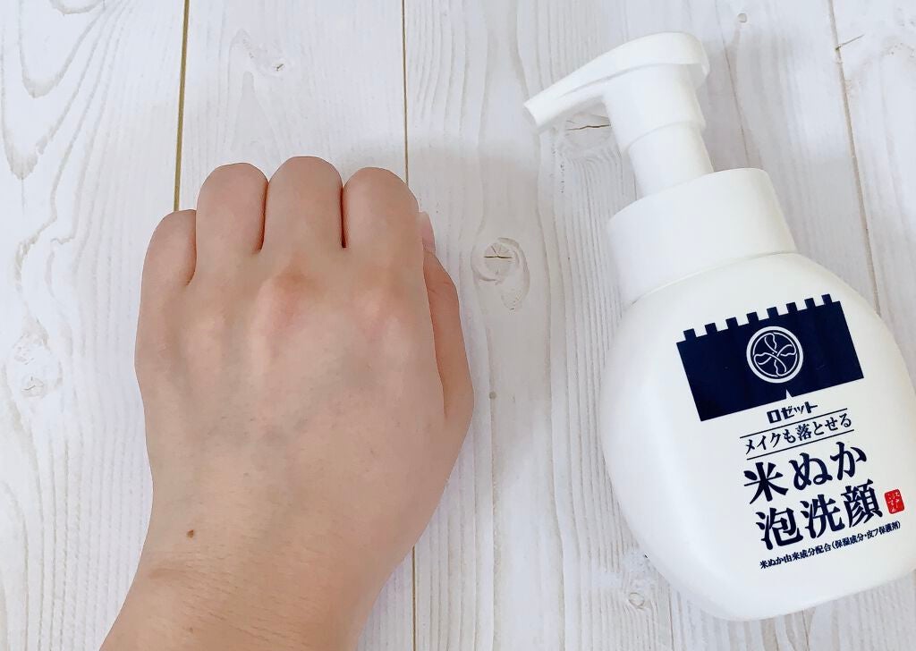 江戸こすめ メイクも落とせる米ぬか泡洗顔/ロゼット/泡洗顔を使ったクチコミ(6枚目)