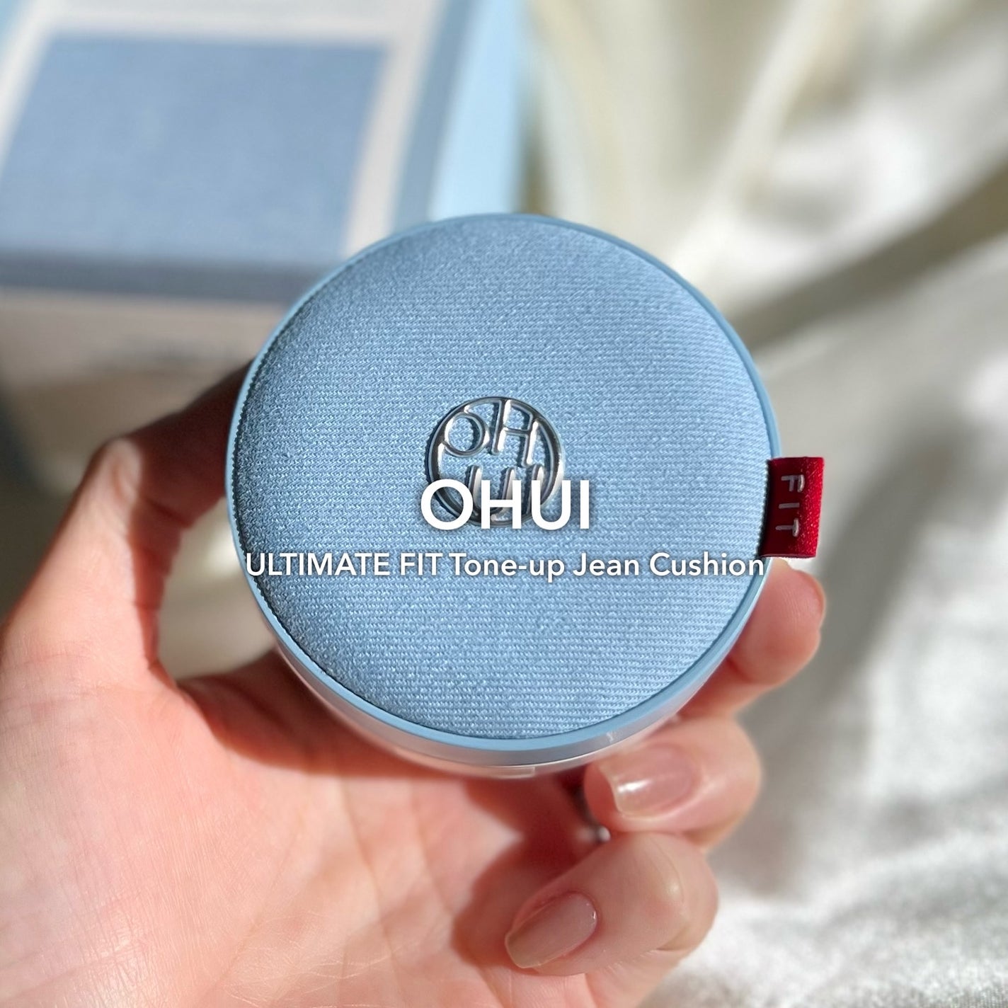 アルティメットフィット トーンアップデニムクッション/OHUI/クッションファンデーションを使ったクチコミ(1枚目)