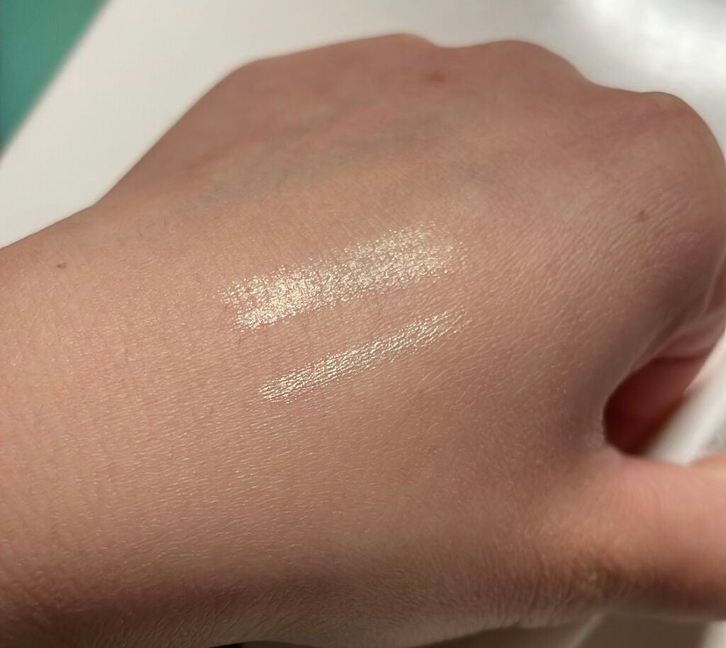 AC シークレット ティアーズバッグ ハイライター/セリア/クリームハイライトを使ったクチコミ(2枚目)