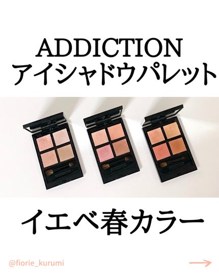 アディクション ザ アイシャドウ パレット +/ADDICTION/アイシャドウパレットを使ったクチコミ(1枚目)