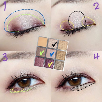 ディオール バックステージ アイ パレット/Dior/アイシャドウパレットを使ったクチコミ(3枚目)