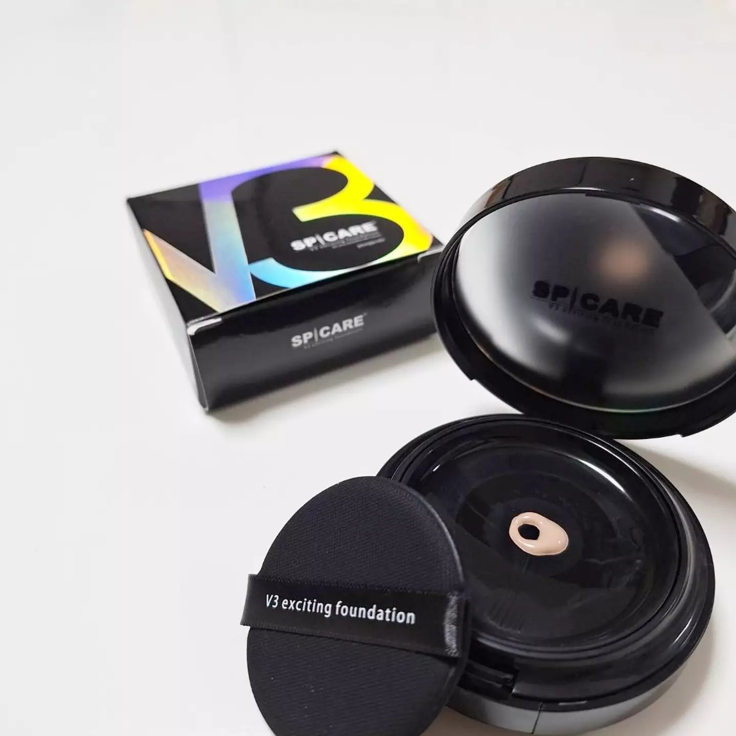 V3 エキサイティングファンデーション/SPICARE/クッションファンデーションを使ったクチコミ（3枚目）