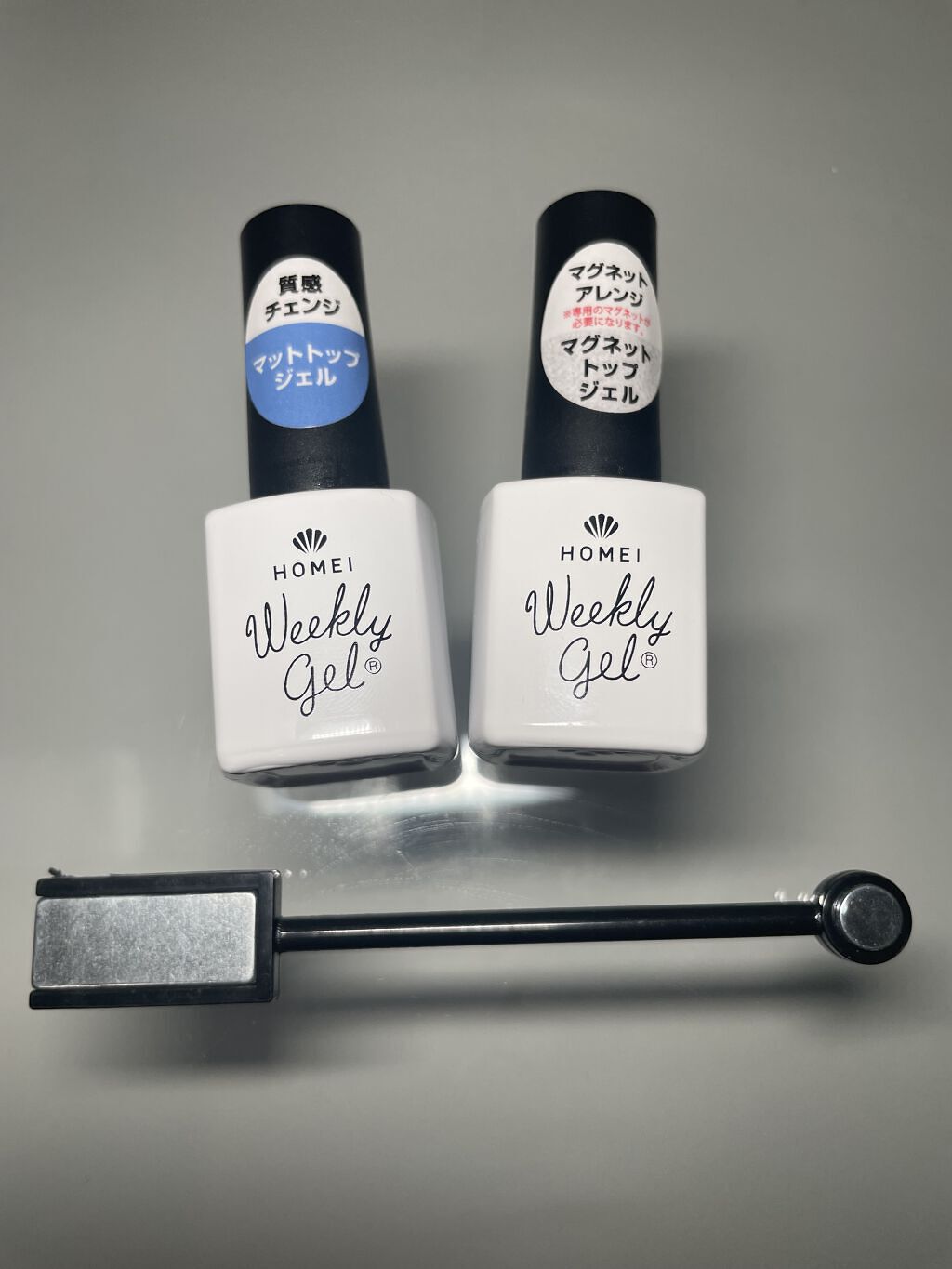 ウィークリー マットトップジェル/HOMEI/ジェルネイルを使ったクチコミ（1枚目）