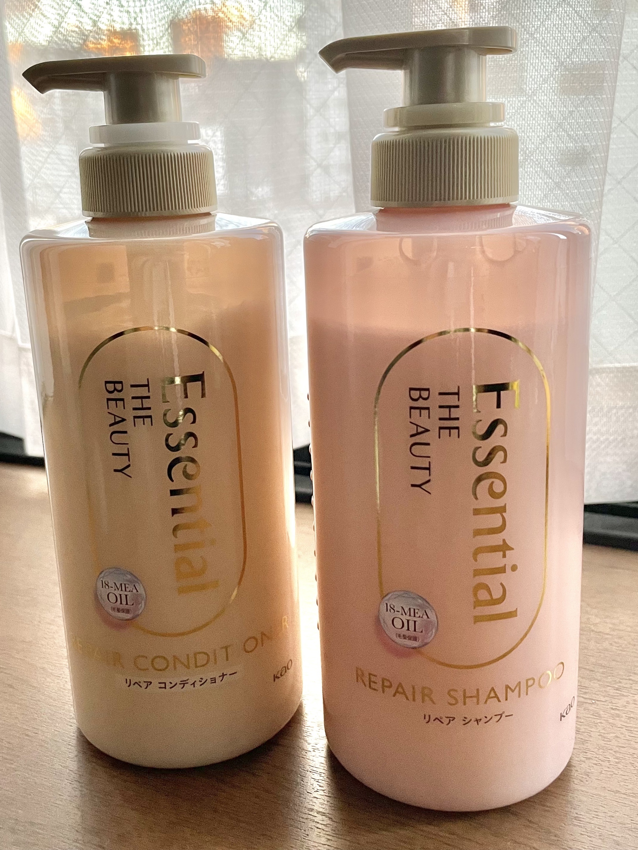 ザビューティ リペアシャンプー・コンディショナー/エッセンシャル/市販シャンプーを使ったクチコミ（1枚目）