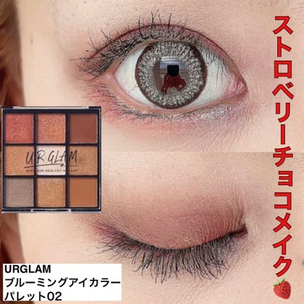UR GLAM BLOOMING EYE COLOR PALETTE/U R GLAM/アイシャドウパレットを使ったクチコミ(1枚目)