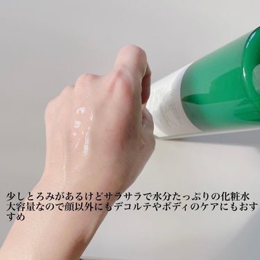 グリーン ダーマCICAビックトナー/ネイチャーリパブリック/化粧水を使ったクチコミ（4枚目）
