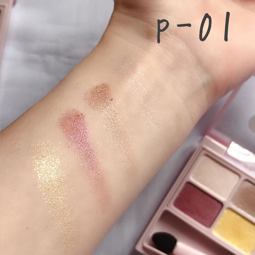 デイジードール アイカラー パレット P-01 オーキッドパープル/DAISY DOLL by MARY QUANT/アイシャドウパレットを使ったクチコミ（2枚目）