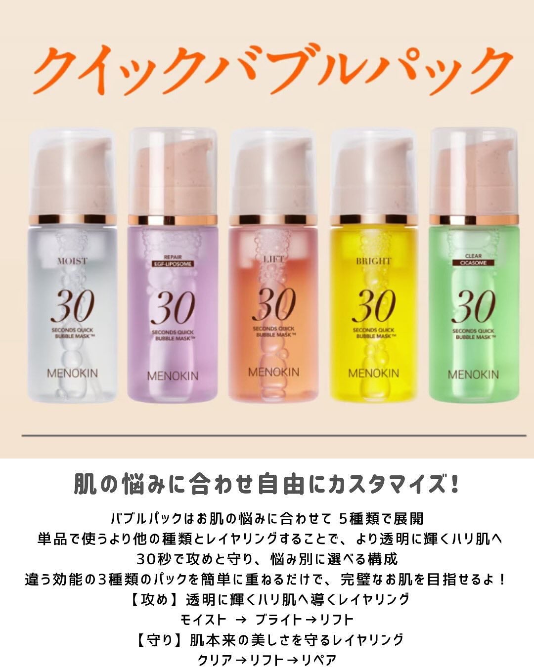 30秒クイックバブルマスク95ml リフト/MENOKIN/シートマスク・パックを使ったクチコミ(5枚目)