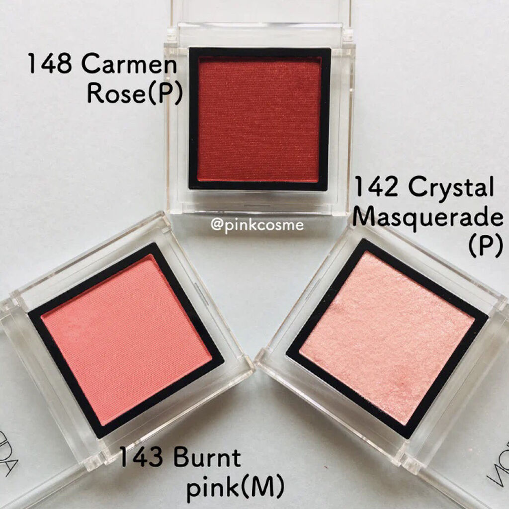 アディクション ザ アイシャドウ 143 Burnt Pink (M)★限定色/ADDICTION/単色アイシャドウを使ったクチコミ（2枚目）