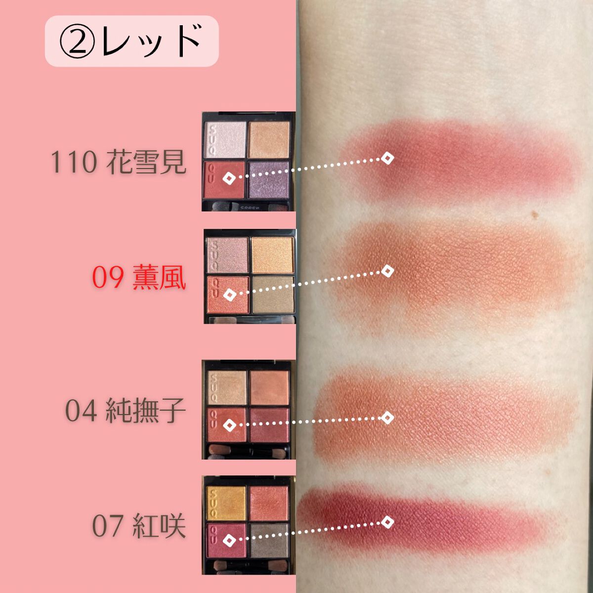 シグニチャー カラー アイズ/SUQQU/アイシャドウパレットを使ったクチコミ(5枚目)