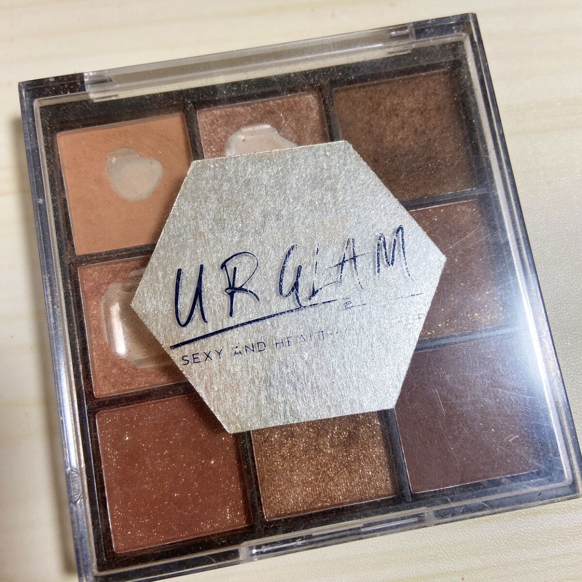 UR GLAM　BLOOMING EYE COLOR PALETTE/U R GLAM/アイシャドウパレットを使ったクチコミ（2枚目）