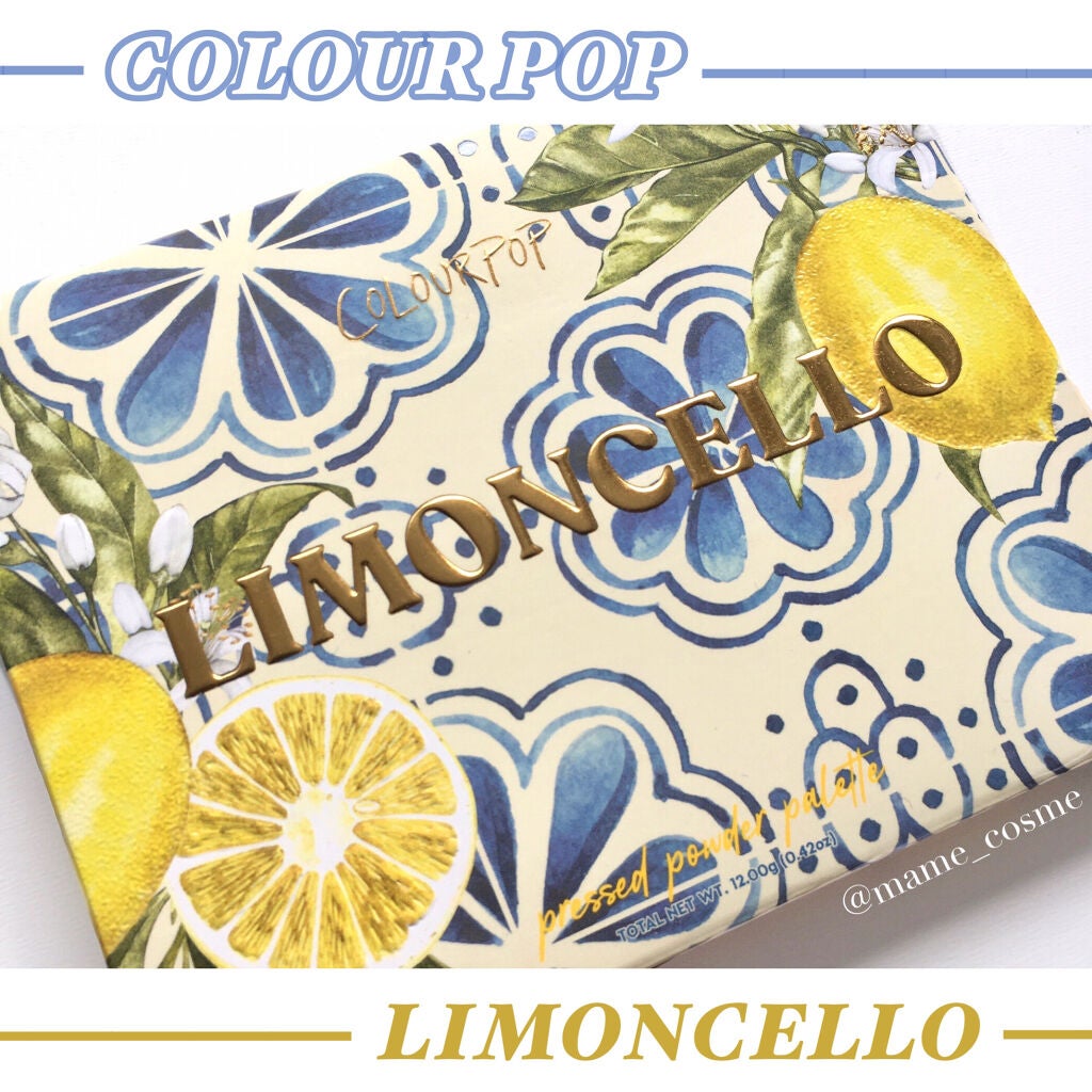 Limoncello Eyeshadow Palette/ColourPop/アイシャドウパレットを使ったクチコミ(1枚目)