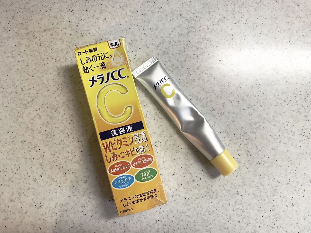 薬用しみ集中対策 プレミアム美容液/メラノCC/美容液を使ったクチコミ（1枚目）