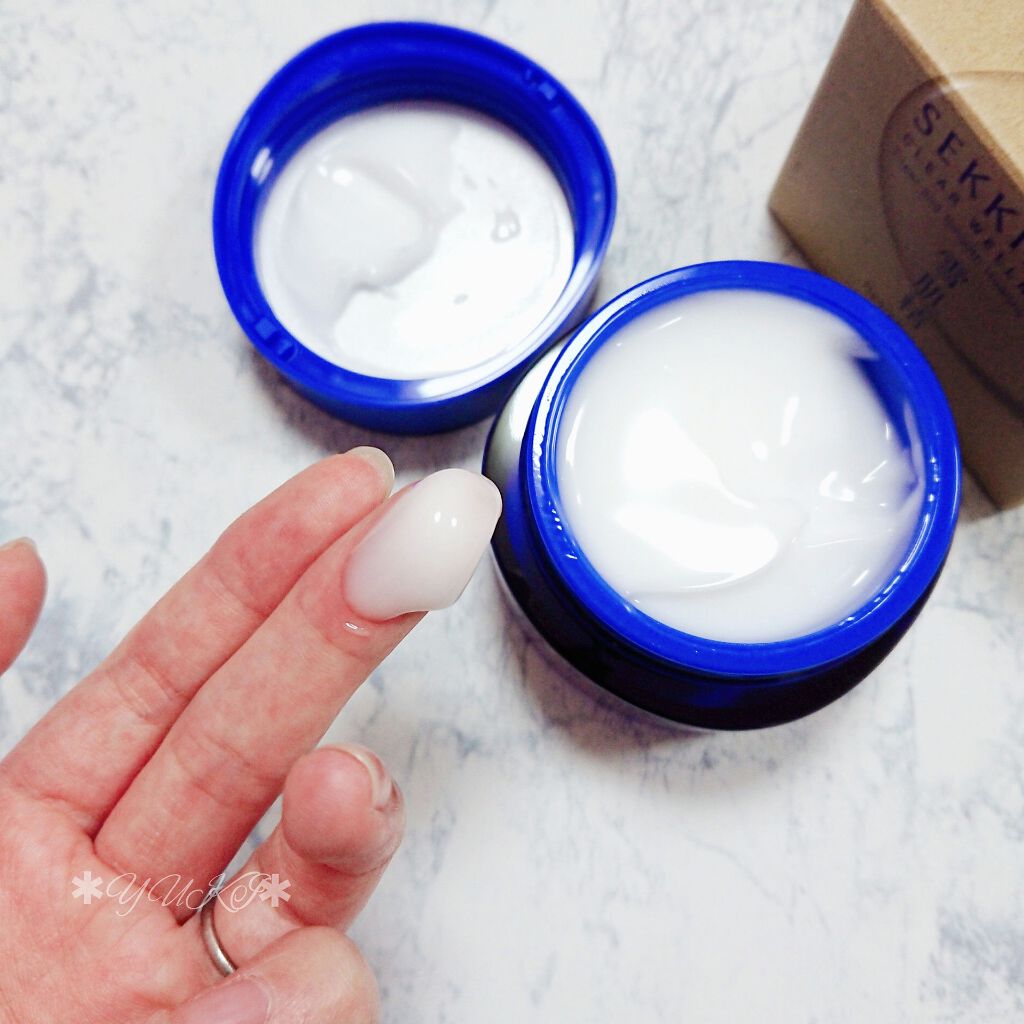 クリアウェルネス ハイドレイティング ジェル/雪肌精/フェイスクリームを使ったクチコミ（3枚目）