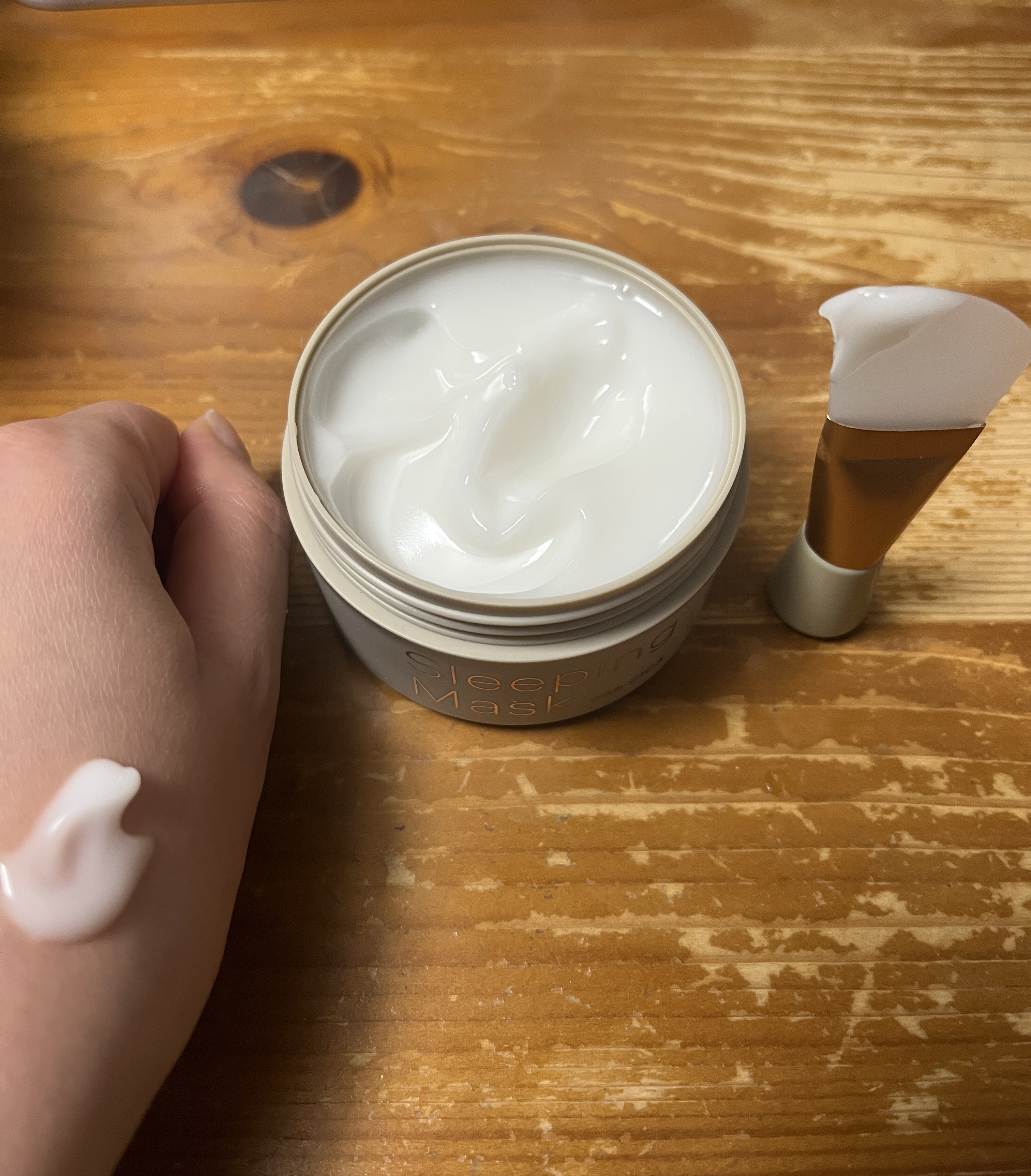 スリーピングマスク with CICA/b.glen/フェイスクリームを使ったクチコミ（3枚目）