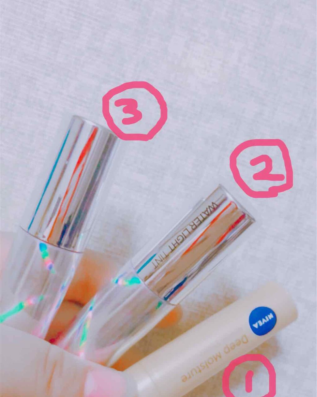 アピュー ウォーターライト ティント/A’pieu/リップティントを使ったクチコミ（2枚目）