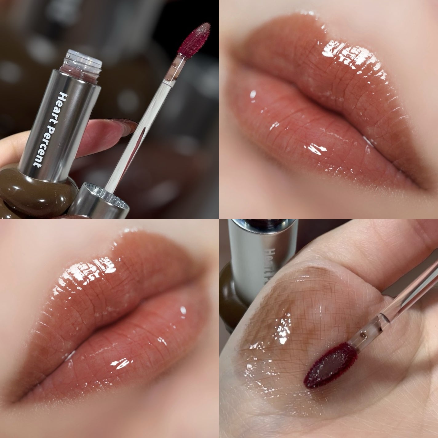 ドットオンムードワンウェイグロイティント/Heart Percent/リップティントを使ったクチコミ(4枚目)