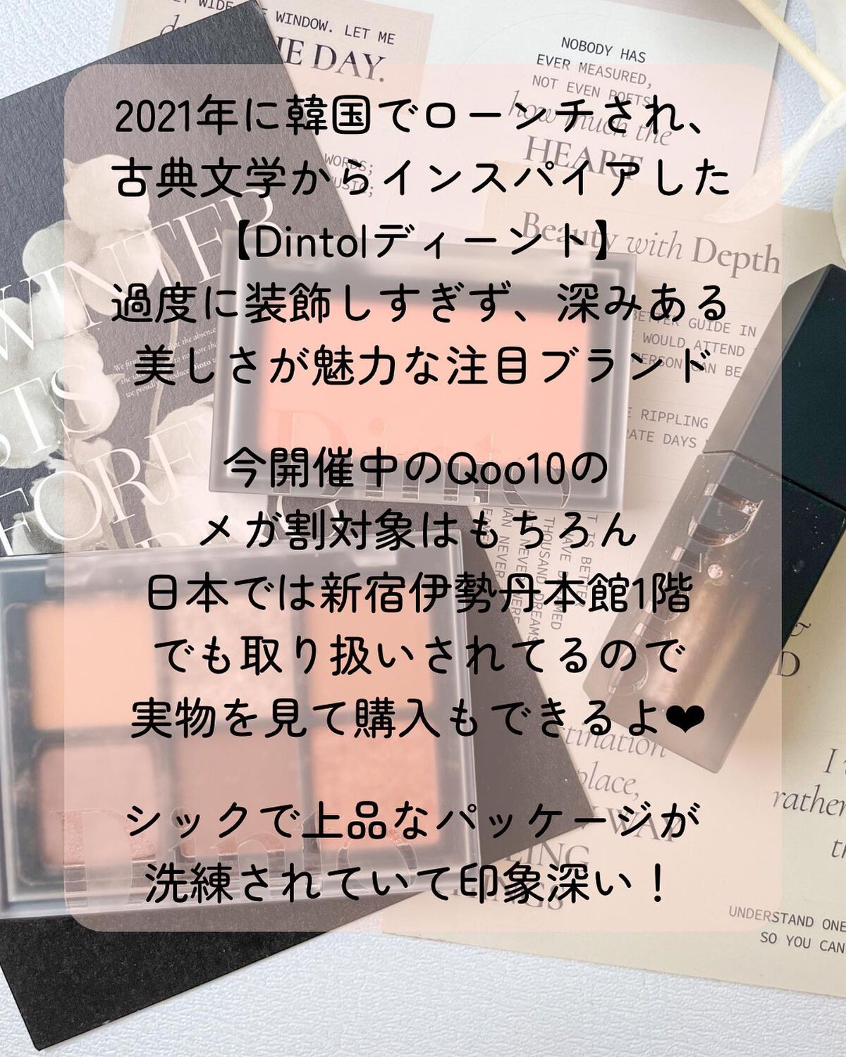 ブラーフィニシュシャドウパレット/Dinto/アイシャドウパレットを使ったクチコミ（2枚目）