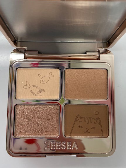 アニマルアイシャドウ(4シェード)/ZEESEA/アイシャドウパレットを使ったクチコミ(2枚目)