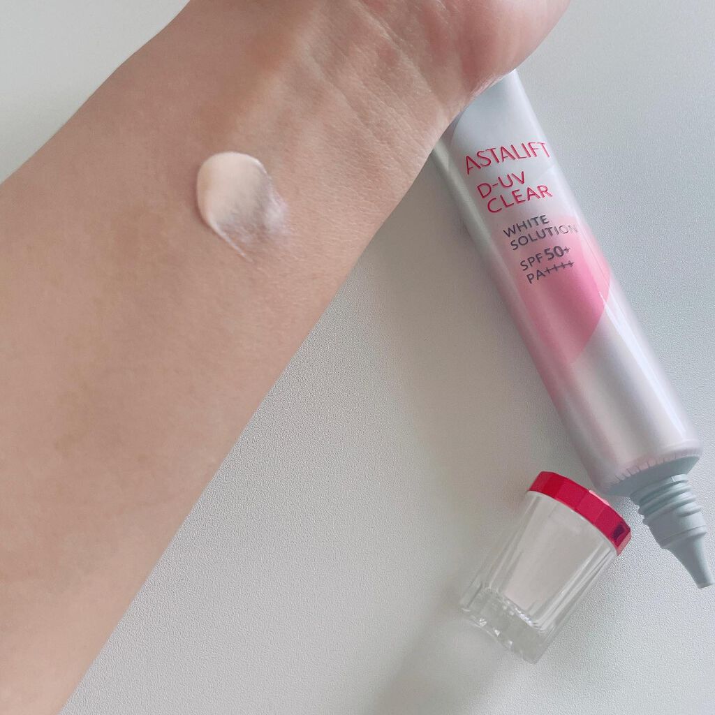 D-UVクリア ホワイトソリューション/アスタリフト/日焼け止めクリームを使ったクチコミ（3枚目）