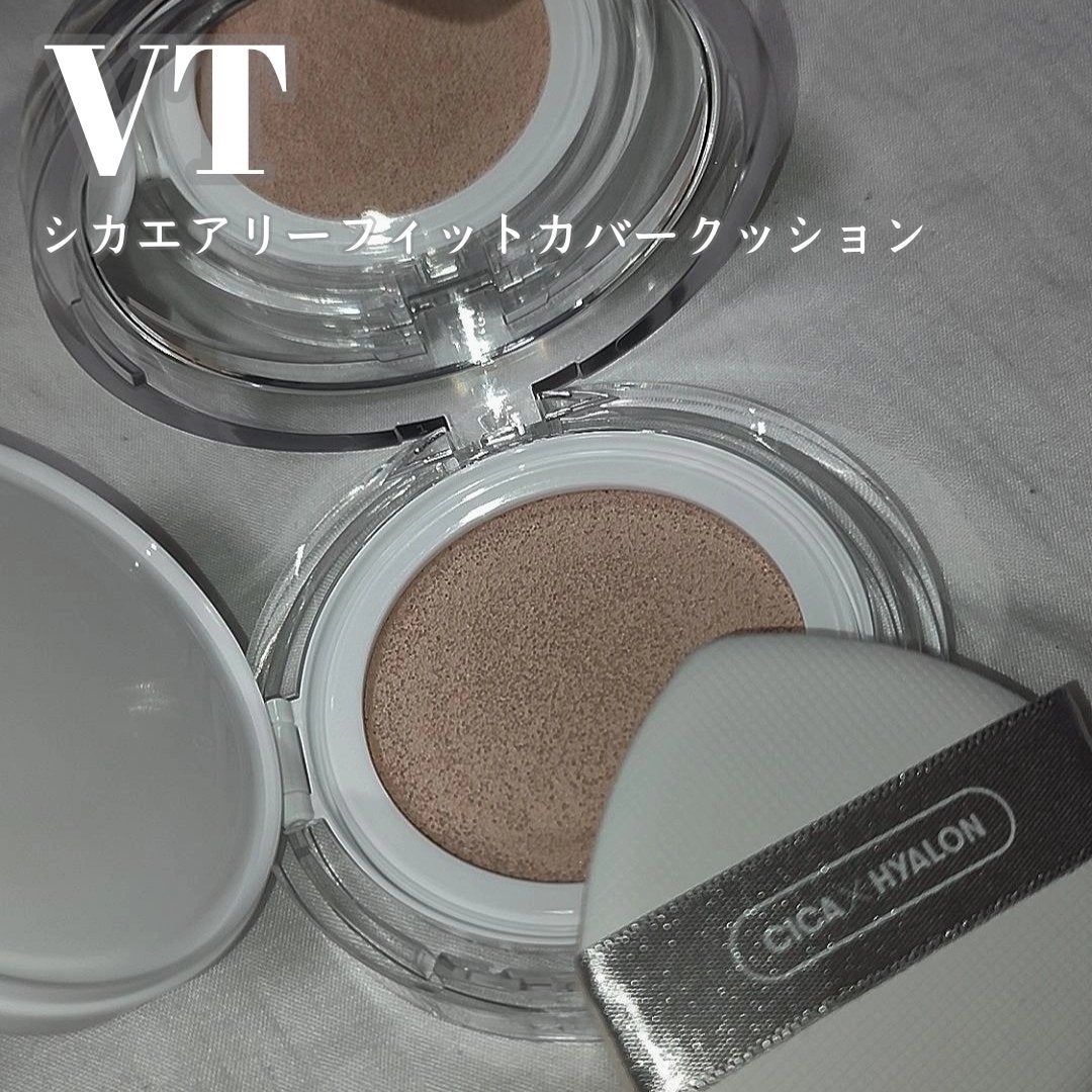 CICA エアリーフィットカバークッション/VT/クッションファンデーションを使ったクチコミ(1枚目)