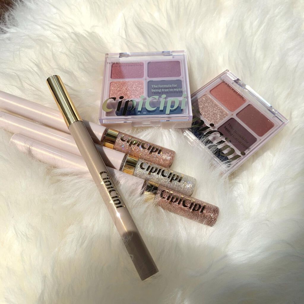 グリッターイルミネーションライナー/CipiCipi/リキッドアイライナーを使ったクチコミ（1枚目）