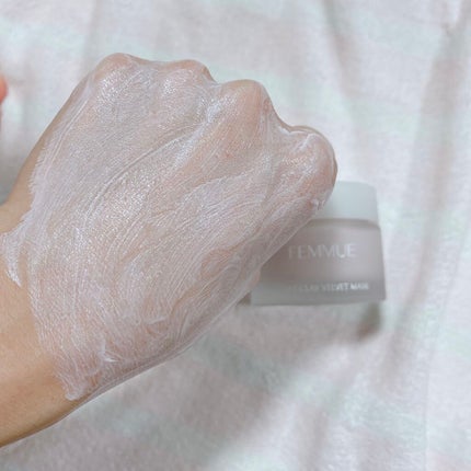 ソフトクレイ ベルベットマスク/FEMMUE/洗い流すパック・マスクを使ったクチコミ(4枚目)