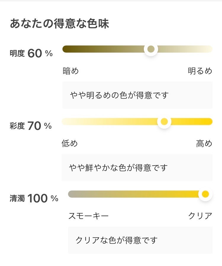 ゆん on LIPS 「パーソナルカラー診断の記録春冬に共通するクリアーでくすみのない..」(3枚目)