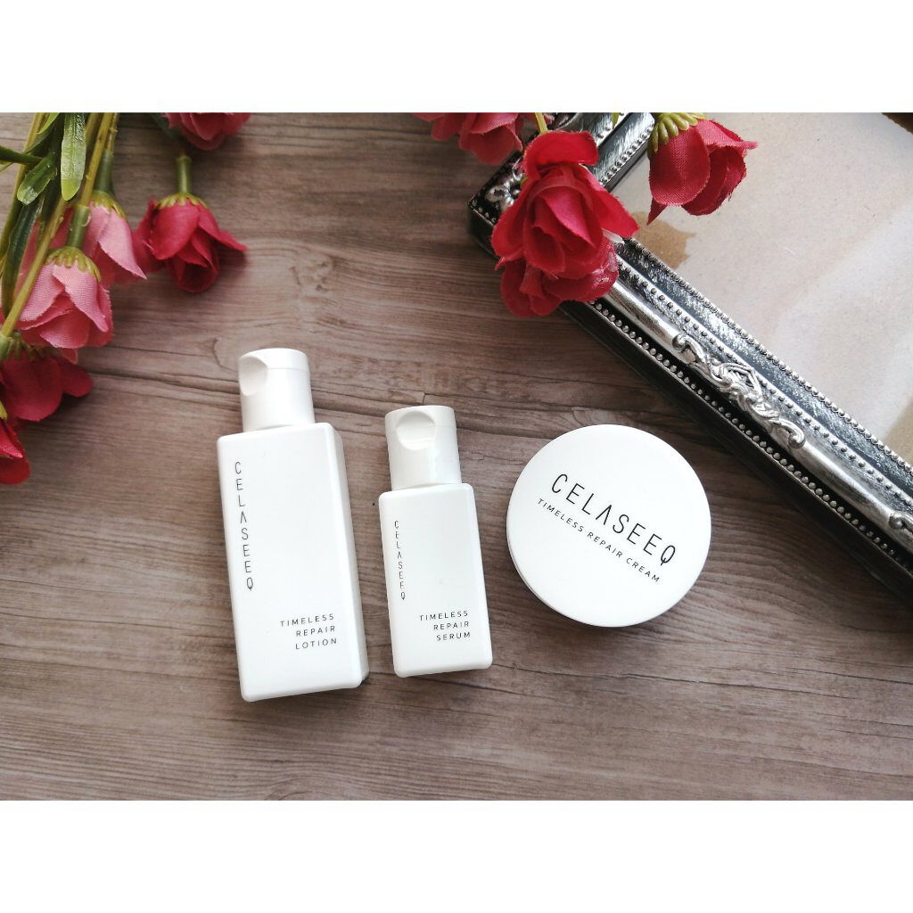 タイムレスリペア 未来肌おためしセット/CELASEEQ/スキンケアキットを使ったクチコミ（1枚目）