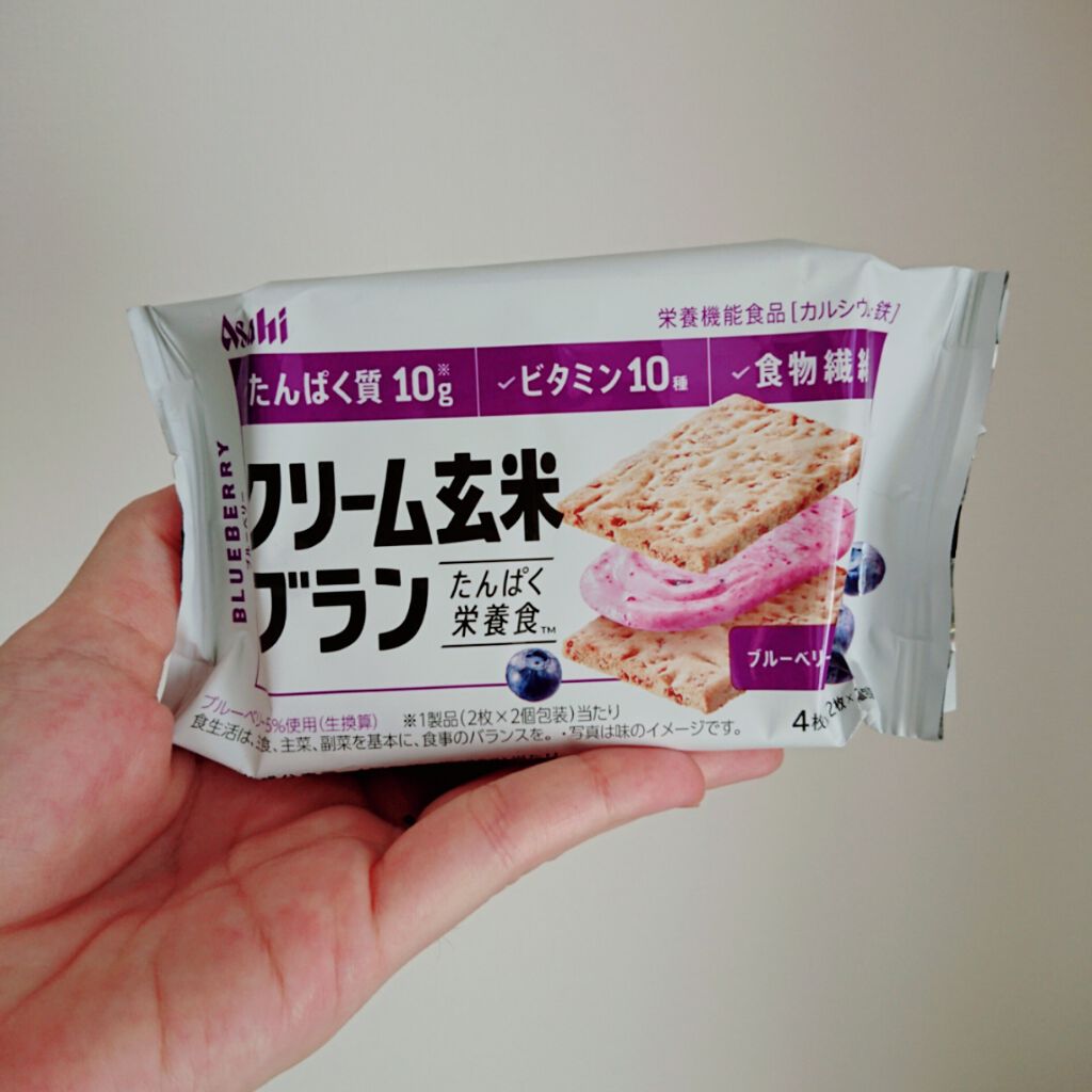 バランスアップ　クリーム玄米ブラン　ブルーベリー/アサヒフードアンドヘルスケア/バランス栄養食を使ったクチコミ（1枚目）